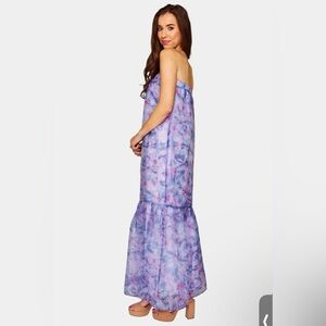 NWT Buddy Love Dayton Strapless Maxi Dress XS